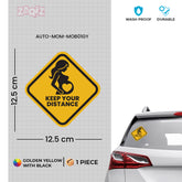Stylish Mom on Board Sticker for Cars